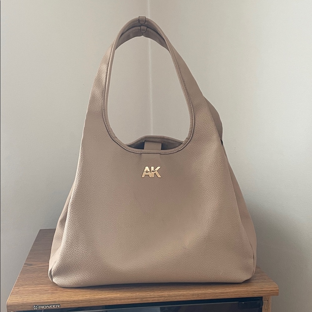 Anne Klein Monogram Satchel & Wristlet